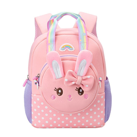 Fashion Cartoon Student Toddler Schoolbag Burden Reduction Spine Protection Backpack